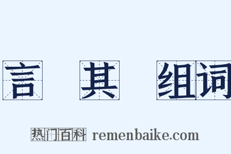 言過其實组词是什么意思的图片